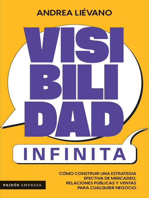 Title details for Visibilidad infinita by Andrea Liévano - Available
